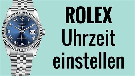 rolex uhrzeit einstellen richtung|rolex bedienungsanleitung 2022.